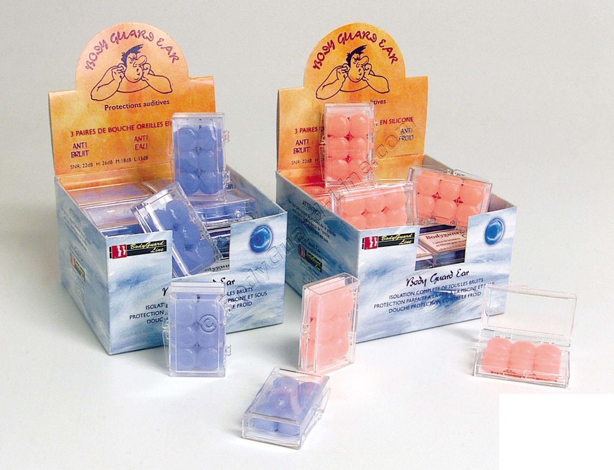 Protections Auditives Bouchons Oreilles Silicone Eau Piscine Natation Nage Douche Baignade BodyGuard Ear 1
